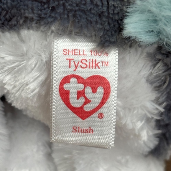 NEW TY Husky SLUSH Puppy Dog BEANIE BOO Stuffed Animal Plush Toy 6" NWT 2022 - Picture 11 of 11